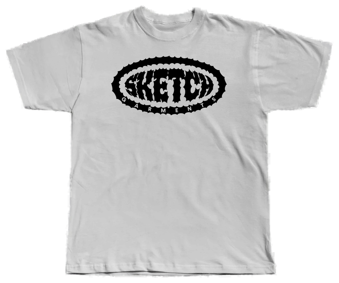 Oval Logo Tee White